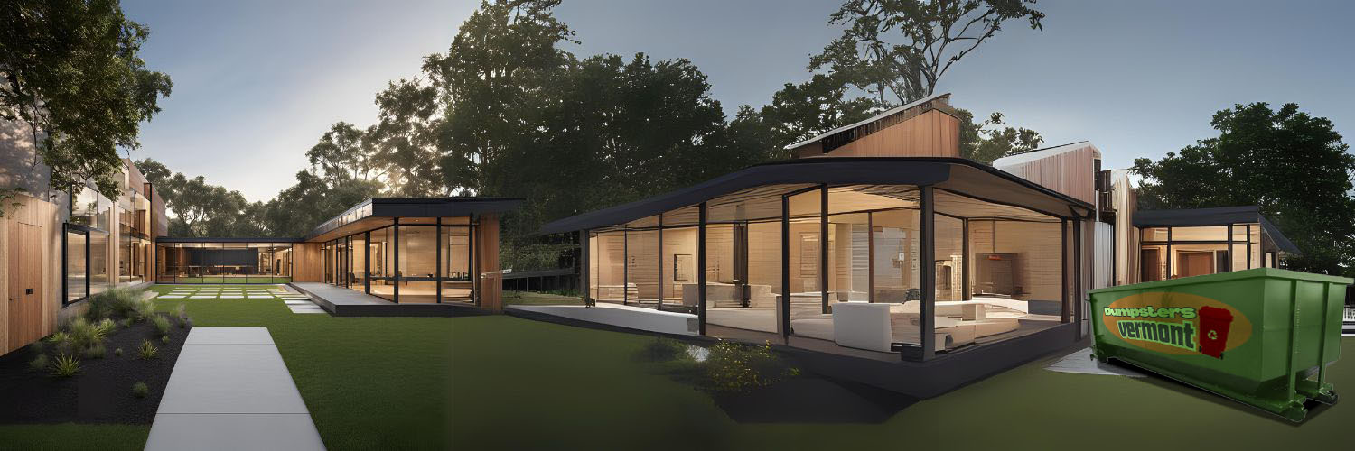 Roll-off dumpsters for construction sites